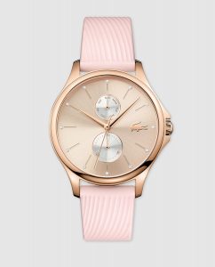 Reloj de mujer Lacoste 2001025 de silicona rosa