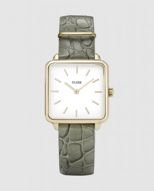 Reloj de mujer Cluse CL60016 de piel verde