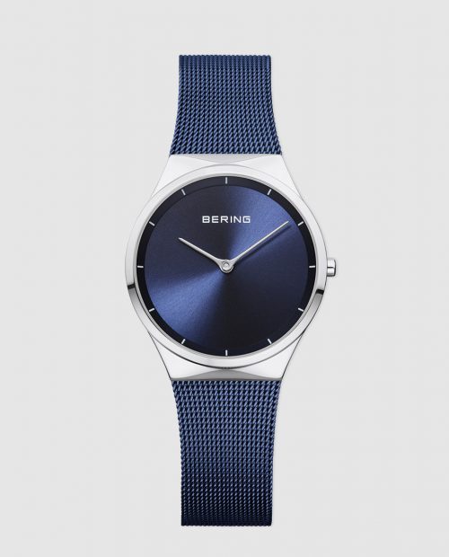 Reloj de mujer Bering 12131-307 de malla de acero azul