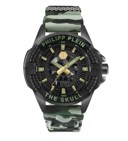 Philipp Plein The $kull PWAAA0821 relojes de pulsera hombre cuarzo VERDE
