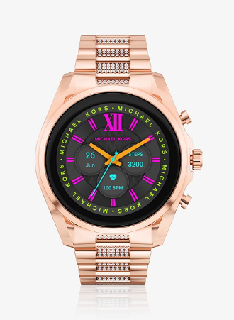 Reloj inteligente Bradshaw Gen 6 en tono dorado rosa